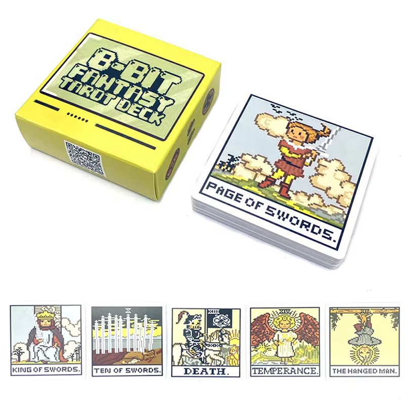 Tarot Cards Deck With Guidebook - 8 بت الخيال التارو سطح السفينة
