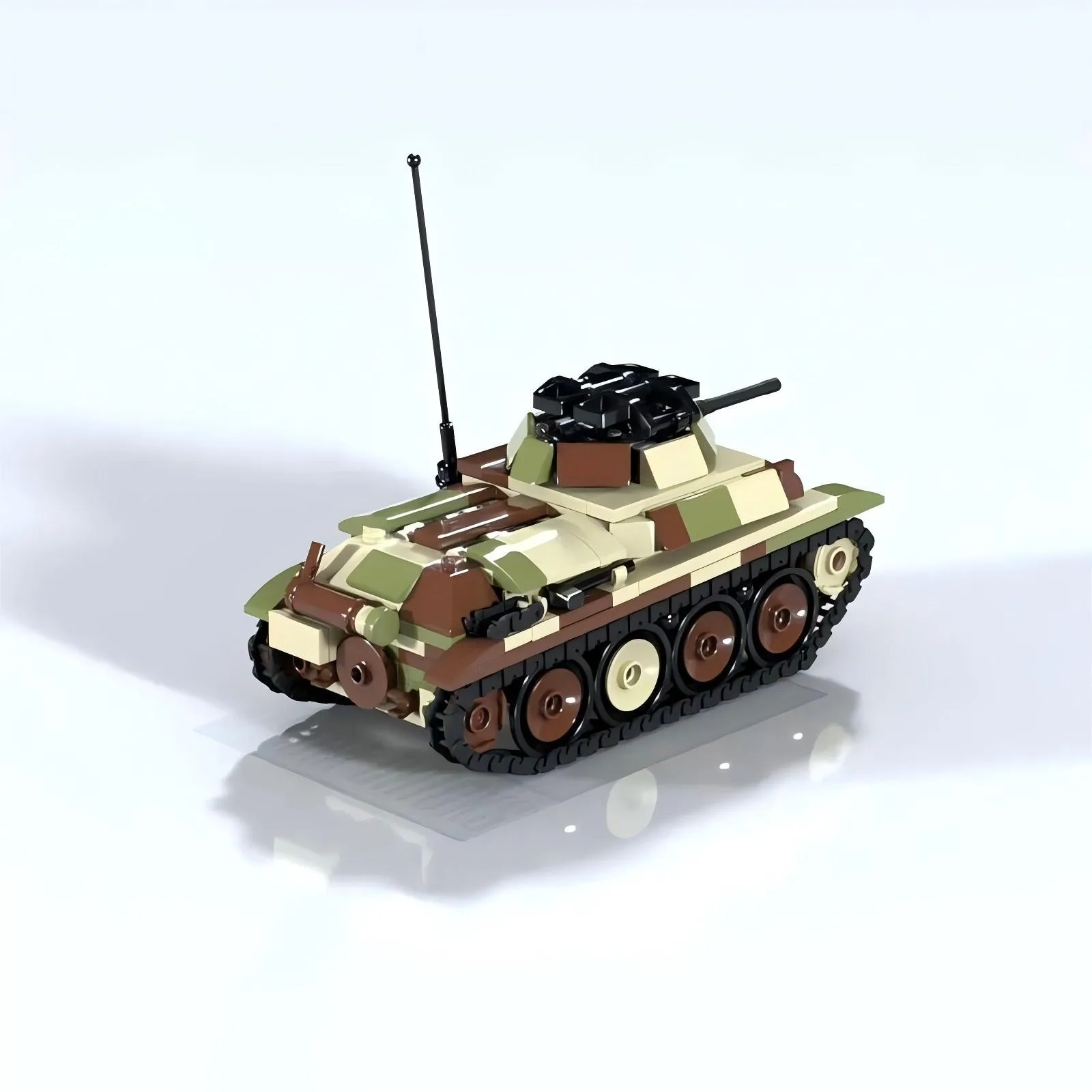 Lego Compatible Military Tank - مجموعة مكعبات بناء مركبة قتال مشاة