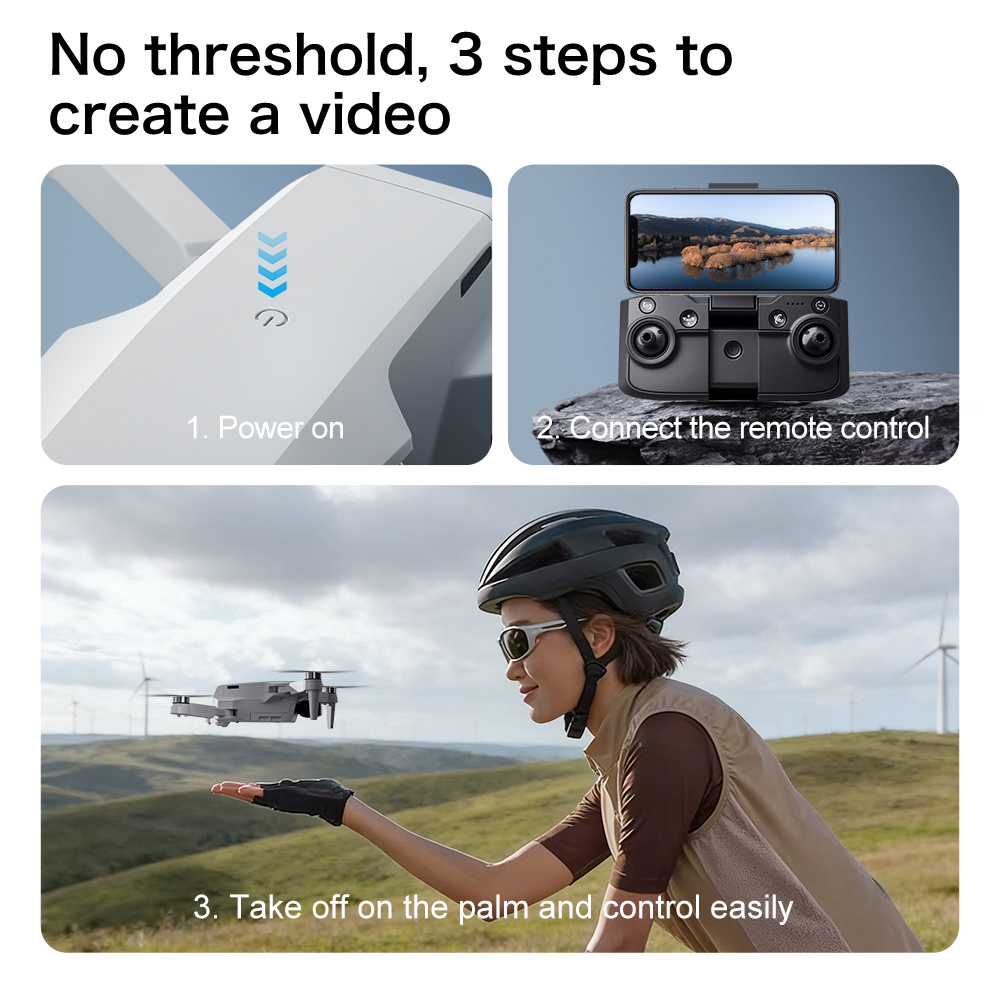 طائرة بدون طيار Aeri100 RC احت - مراجعة Fpv Brushless Rc Drone 4K وسعره