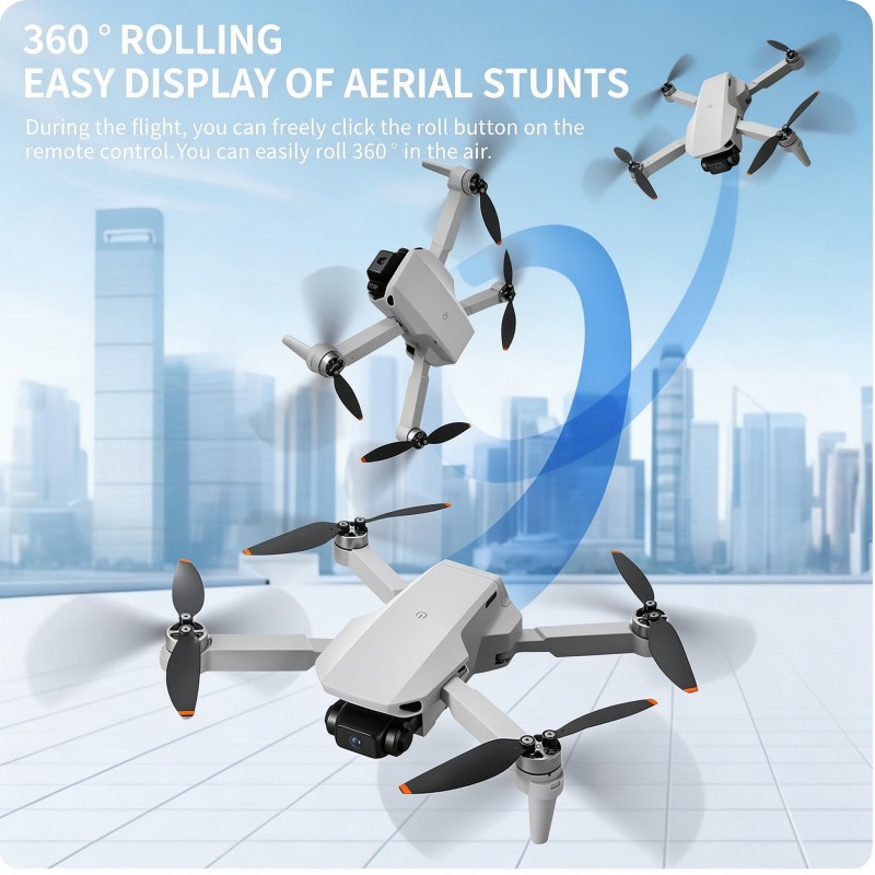 طائرة بدون طيار Aeri100 RC احت - مراجعة Fpv Brushless Rc Drone 4K وسعره