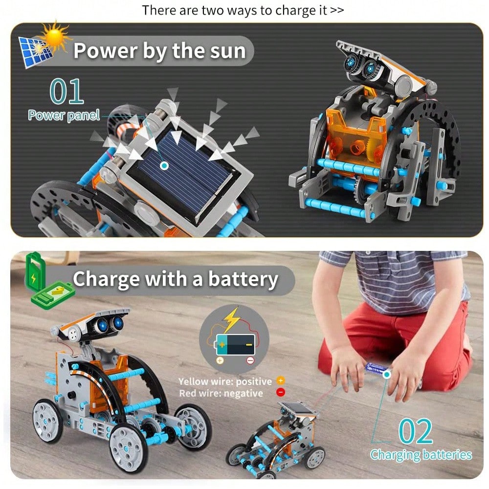 مجموعة ألعاب روبوت شمسي متعدد  - مراجعة Stem Solar Robot Kit For Kids وسعره
