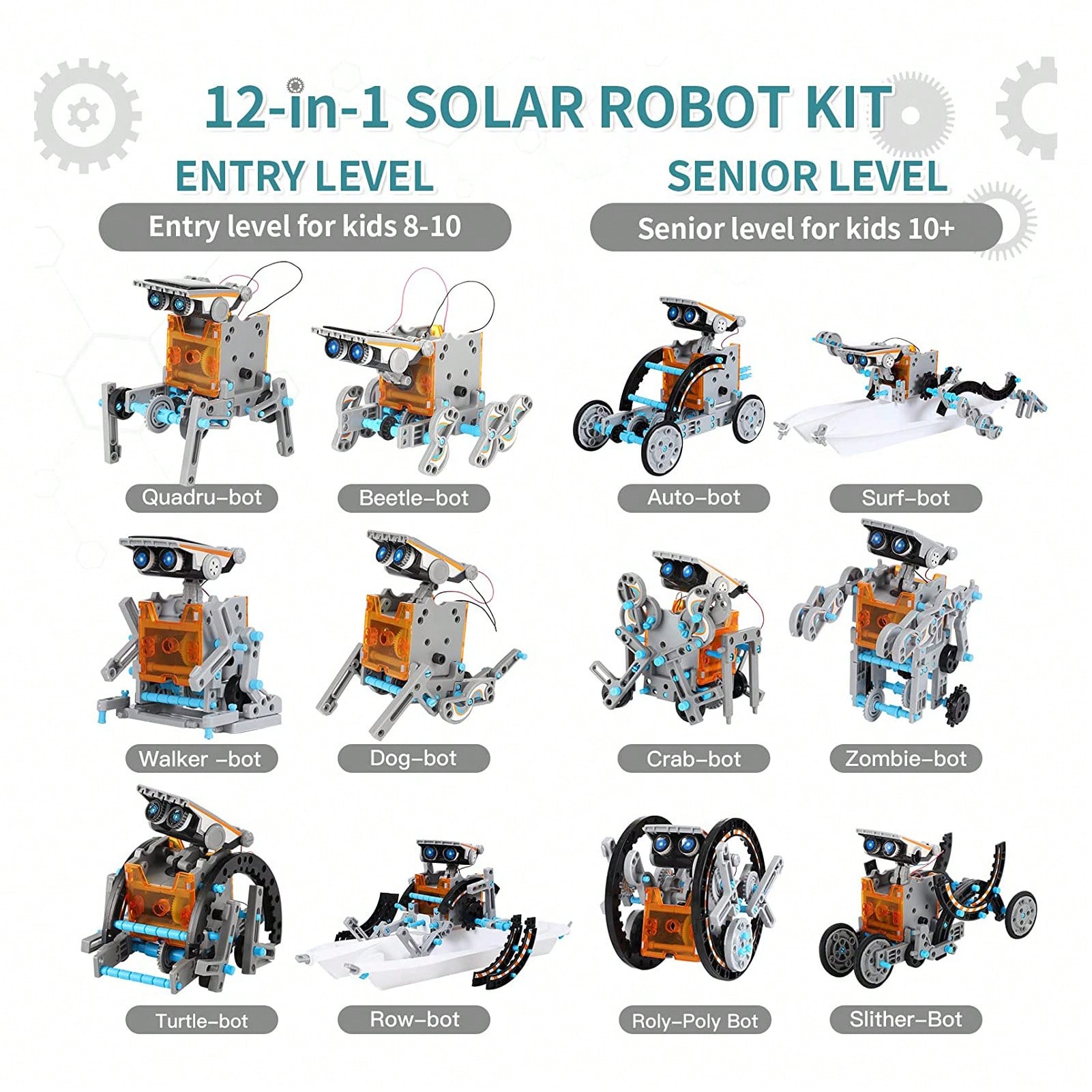 مجموعة ألعاب روبوت شمسي متعدد  - مراجعة Stem Solar Robot Kit For Kids وسعره