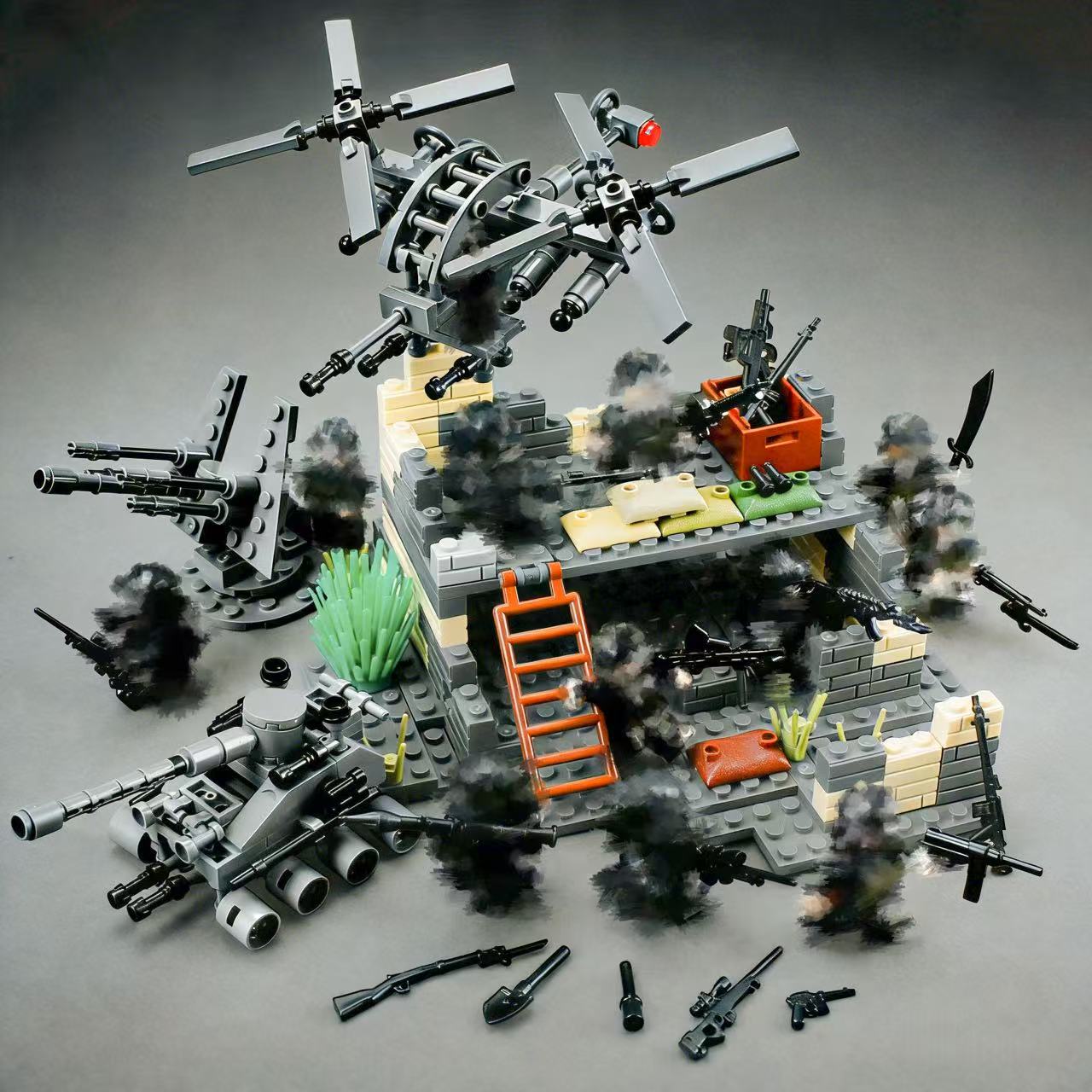 مجموعة بناء معيارية لقاعدة عسك - مراجعة Lego Compatible Military Tank وسعره