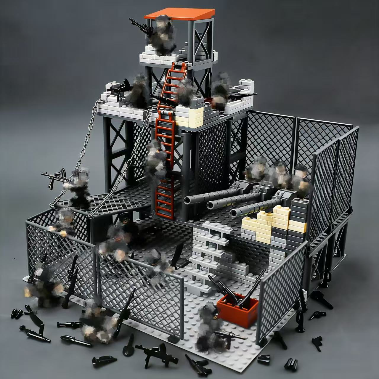 مجموعة بناء معيارية لقاعدة عسك - مراجعة Lego Compatible Military Tank وسعره