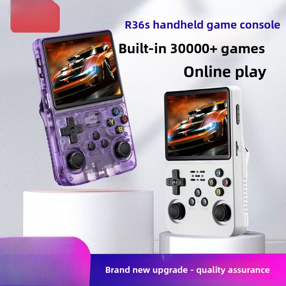 وحدة تحكم ألعاب محمولة R36S مف - مراجعة Retro Handheld Game Console R36S وسعره