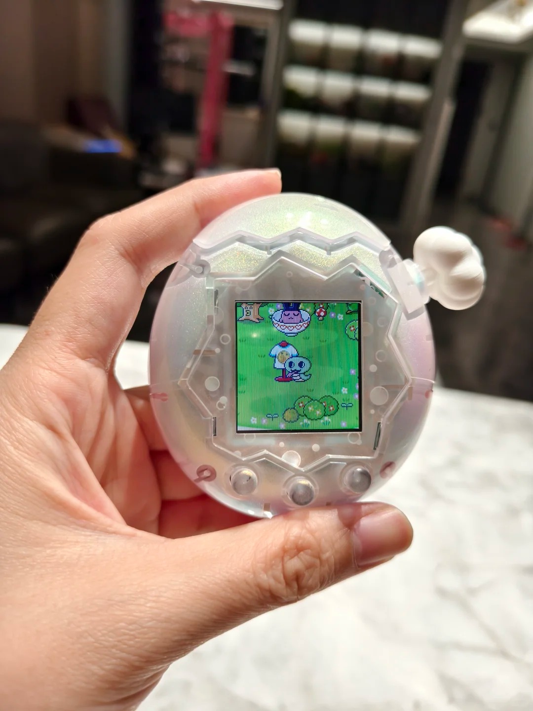 غلاف بديل شفاف مطلي بالرذاذ من - مراجعة Tamagotchi Electronic Pet Virtual وسعره