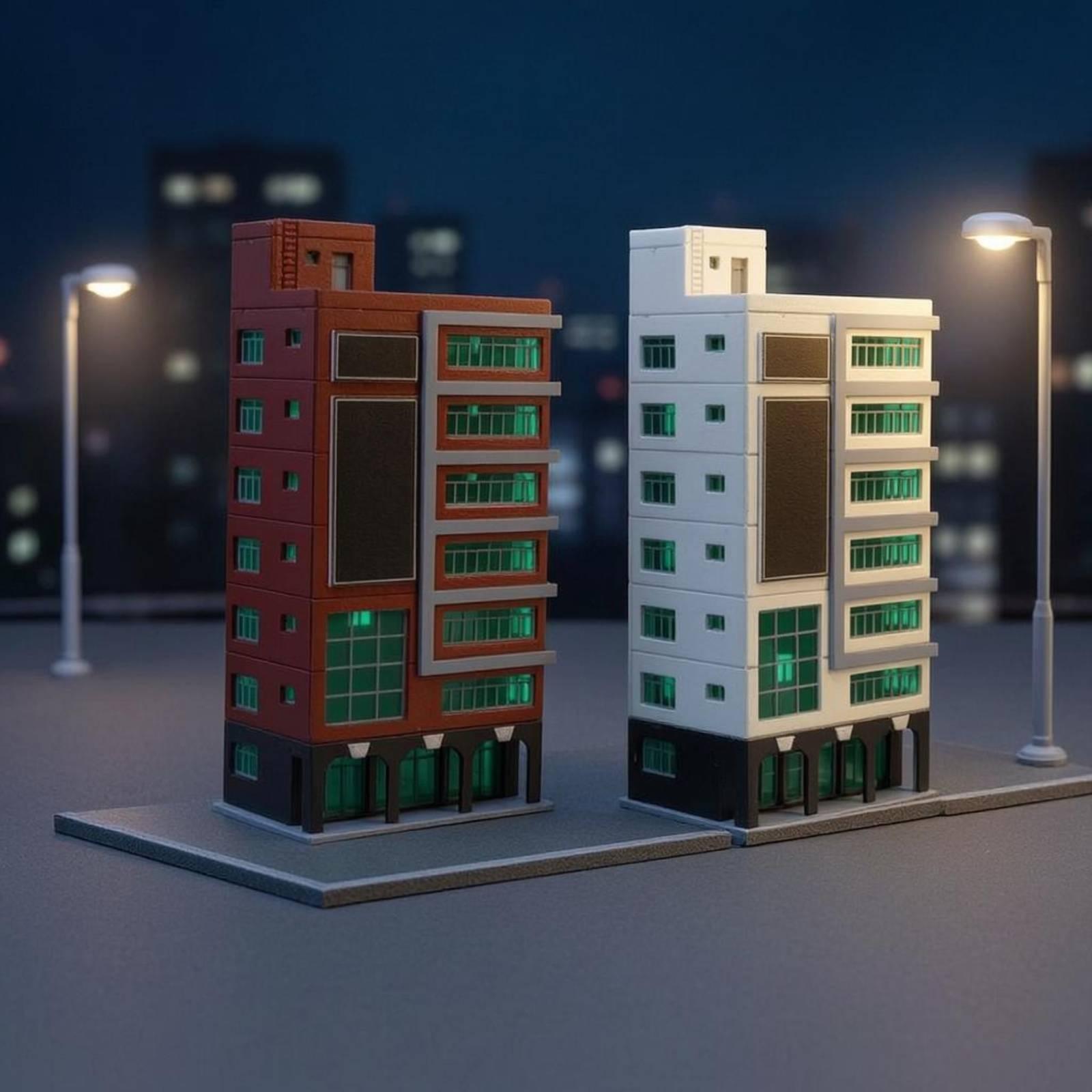 نموذج مبنى مشهد حضري كبير من ا - مراجعة Building Blocks وسعره