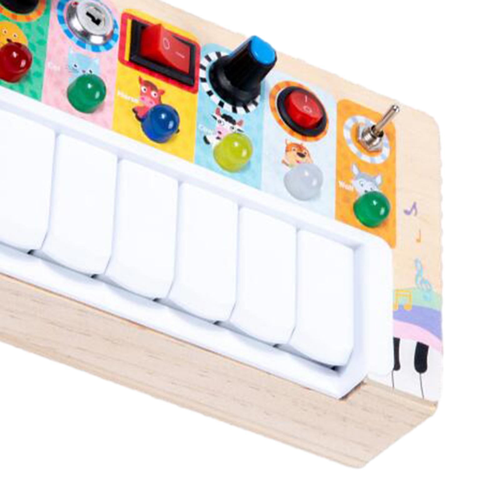 لوحة أنشطة للأطفال الصغار، بيا - مراجعة Montessori Wooden Busy Board Toddler وسعره