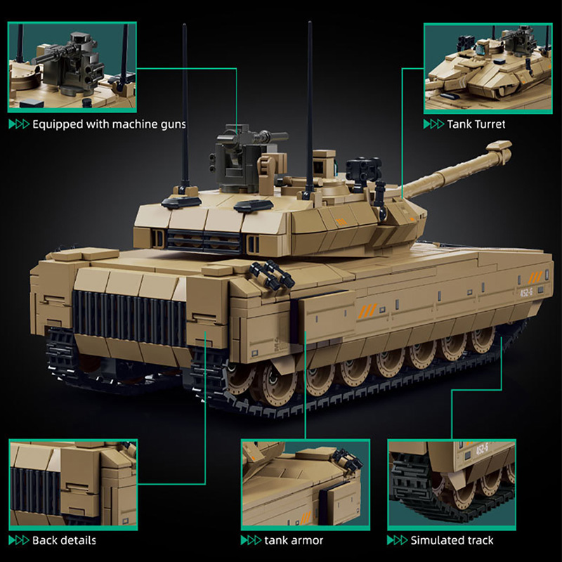 مجموعة مكعبات بناء نموذج دبابة - مراجعة Lego Compatible Military Tank وسعره